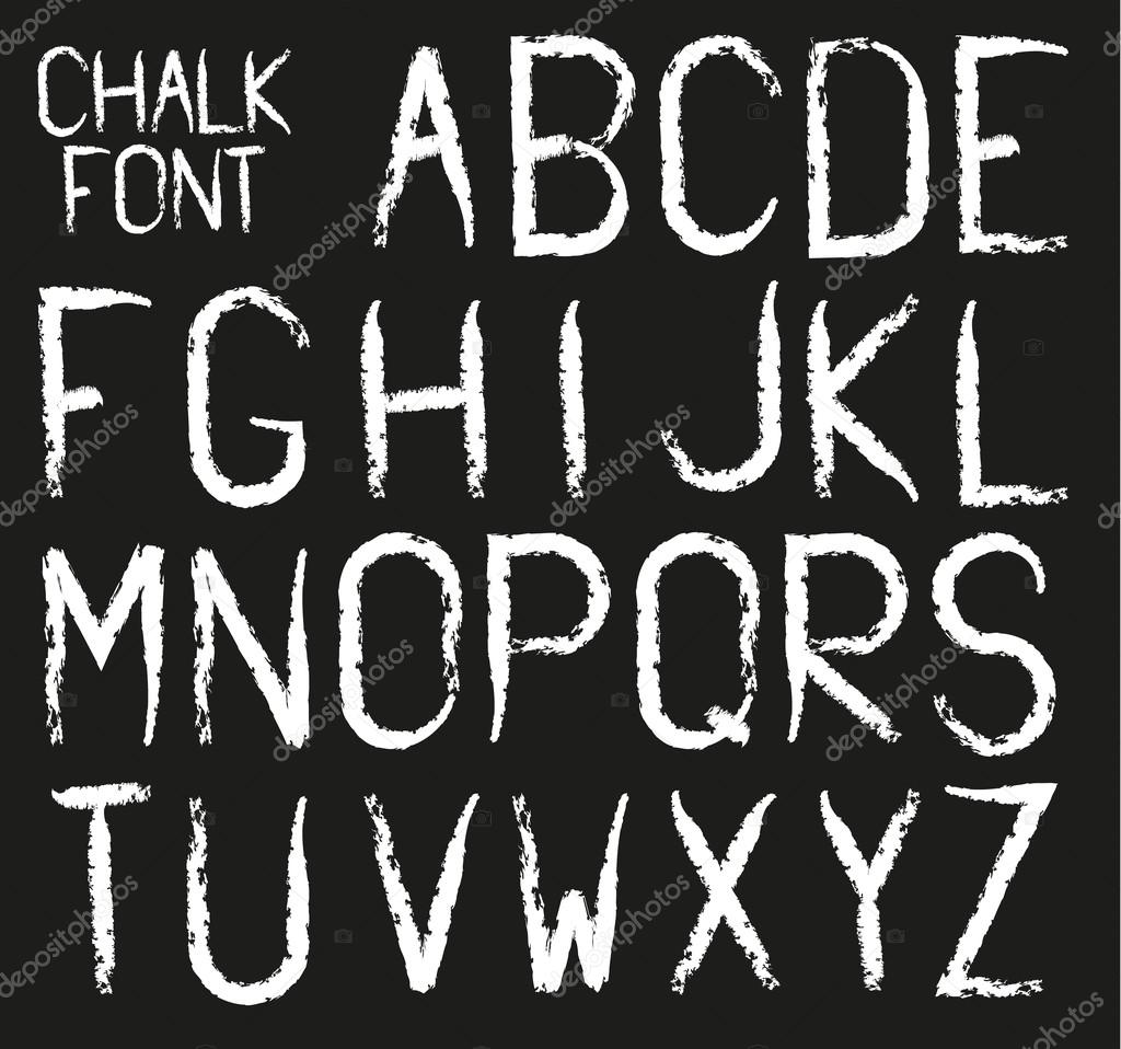 chalk font alphabet in chalk style stockvektor ravennk 66143909 chalk font