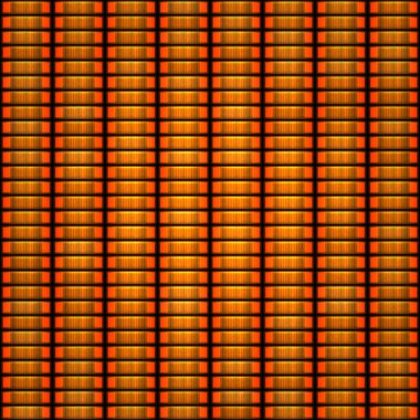 Turuncu simge para yığınları seamless modeli