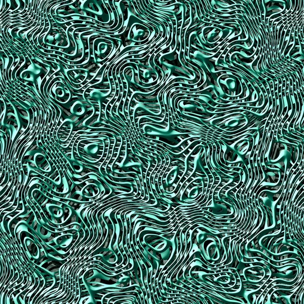 Nahtlose grüne - silberne Abbildung aus Metall — Stockfoto