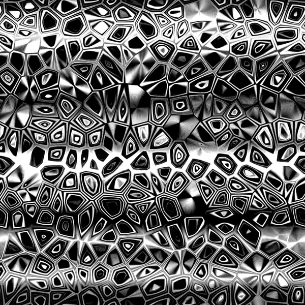 Naadloze abstracte zwart-wit ethno patroon — Stockfoto