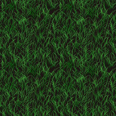 Dikişsiz yeşil çim desen