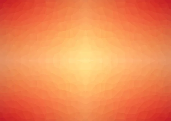 Niedriger polygonaler roter bis gelber abstrakter Hintergrund — Stockvektor