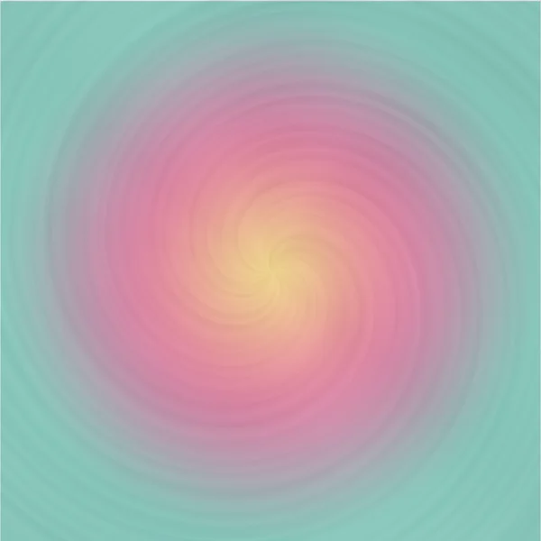 Borstad metall vortex med pastellfärgade färgglada cirklar — Stockfoto