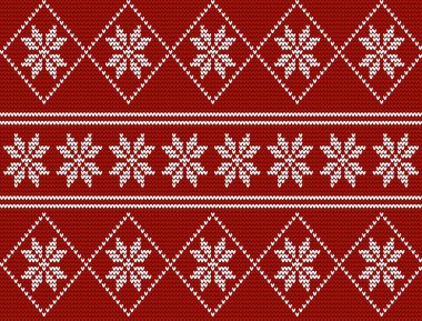 İskandinav tarzı Dikişsiz örgü desen