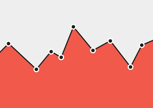 Düz grafik (veri raporu) arka plan düzen — Stok Vektör