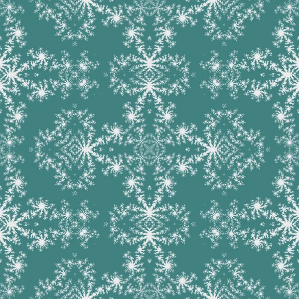 Seamless fractal white pattern — Stock Photo, Image