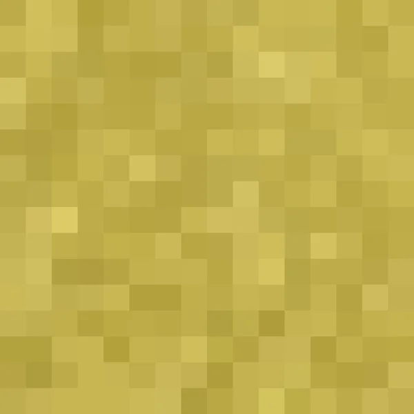 Jaune sans couture - motif pixel beige (sable) — Image vectorielle