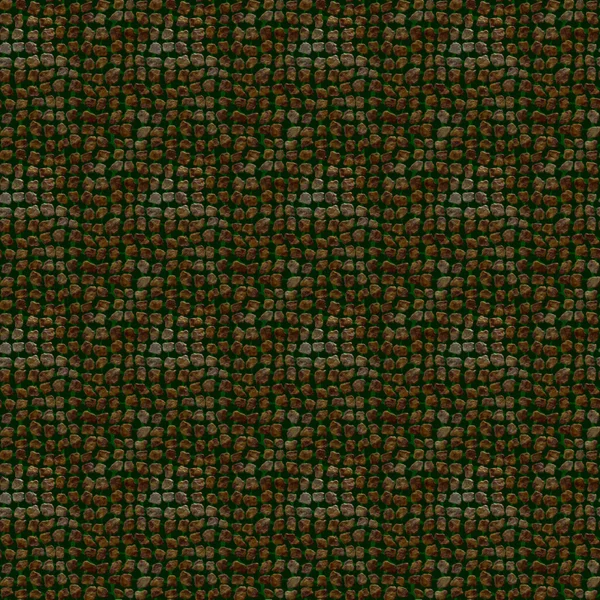 Nahtloses Muster ungewöhnlicher Darstellung unregelmäßiger Steine — Stockfoto