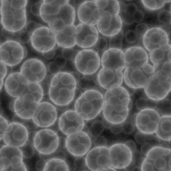 Greyscale seamless pattern of bacteria — Stock Photo, Image