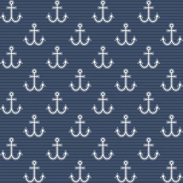 Seamless pattern in navy style — Stock Vector