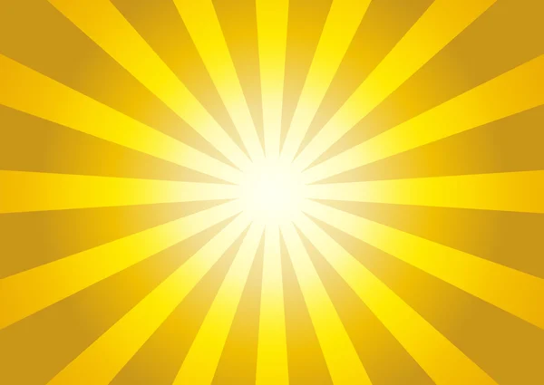 Sarı renk burst - merkezi güneş ışınlarından iki taraf için
