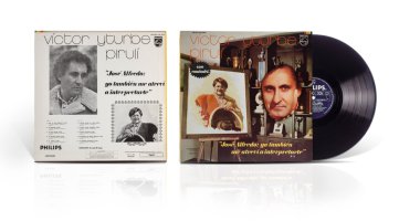 Eski vinil disk Victor Yturbe Piruli