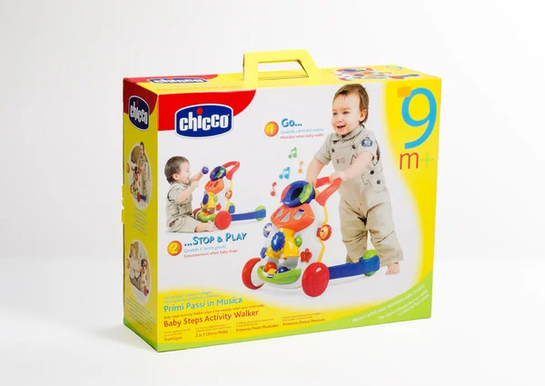 Chicco bambino passi attività walker — Foto Stock