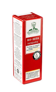 Karton kutu No-Spa (Noshpa) 30ml şişe