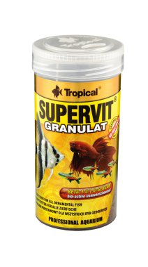 Plastic can of Supervit Granulat clipart