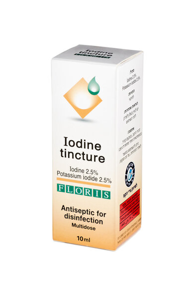 Carton box of Iodine tincture
