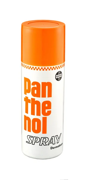 Can of Panthenol spray 140 grams — Stock Photo, Image