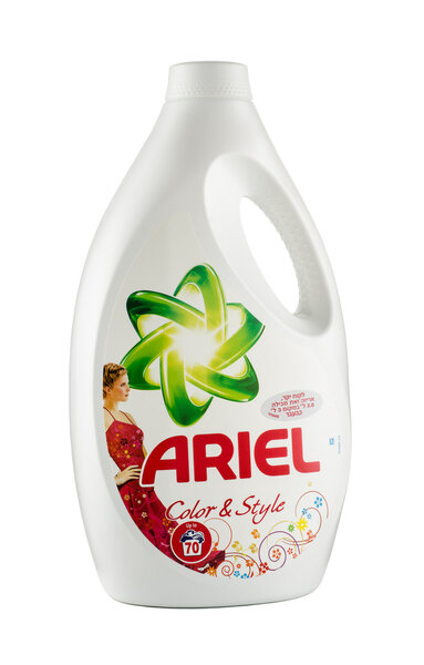 Can of Ariel Color and Style gel 2,8L