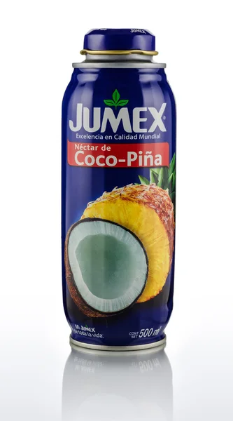 Jumex coconut pineapple nectar — Stock Photo, Image