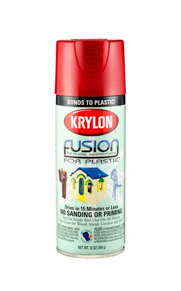 Sprayfärg Krylon Fusion för plast — Stockfoto