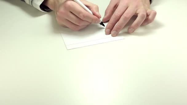 Écriture Peut-être sur papier à lettres 