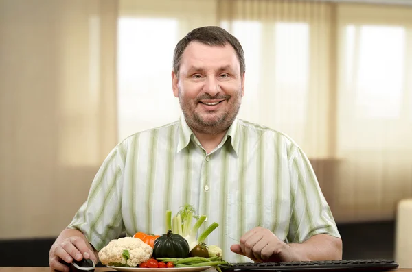 Adult learner of nutrition professional — Stock Photo, Image