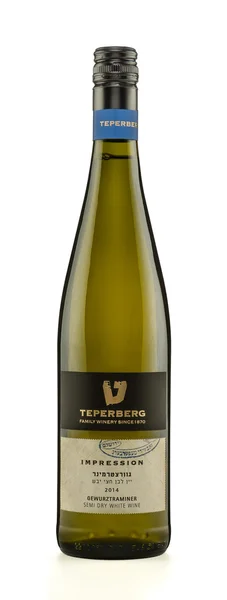 Wino Teperberg wrażenie Gewurztraminer 2014 — Zdjęcie stockowe