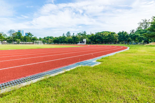 Sport athletics running track background