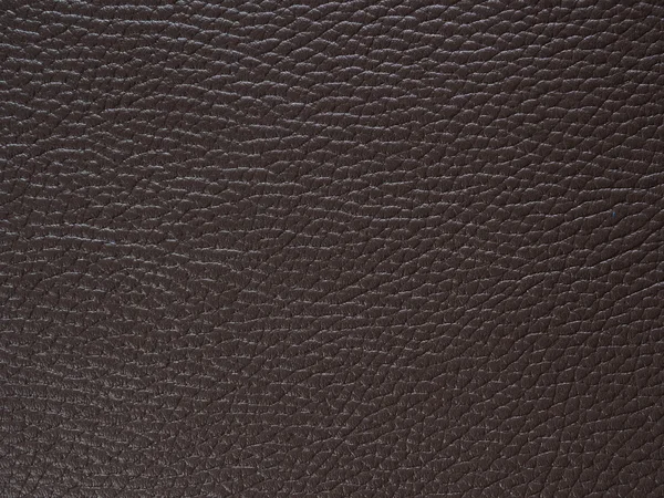 Surface of dark genuine leather background — Stock Photo, Image