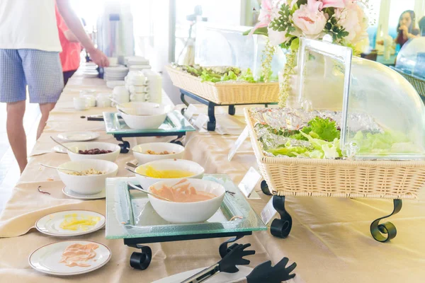 Restoran Sebzeli Salata Barı — Stok fotoğraf