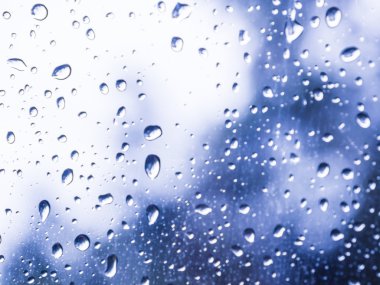 Kabarcık mavi arka plan su damlası