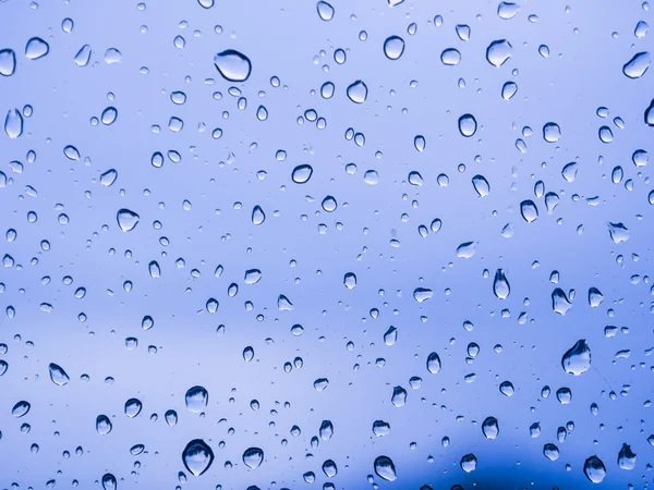 Blue Bubble Background Water Drop Macro Close — Stock Photo, Image