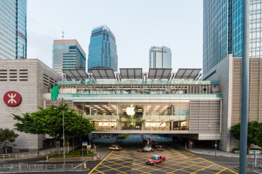 Hong Kong - 23 Ekim: Apple store Hong Kong üzerinde 23 Ekim 2015. İlk Apple Store Hong Kong, ABD dışındaki 100 yurtdışı mağaza olmak 24 Eylül 2011 tarihinde açıldı