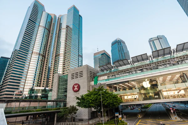 Hong Kong Chine Octobre 2015 Fenêtre Apple Store Dans District — Photo