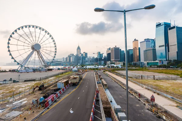 Hong Kong Çin Ekim 2015 Hong Kong Gözlem Tekerleği Hong — Stok fotoğraf