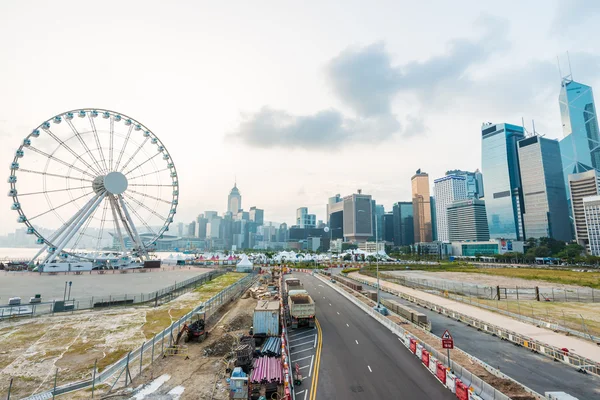 Hong Kong Çin Ekim Dönme Dolap Üzerinde Ekim 2015 Hong — Stok fotoğraf