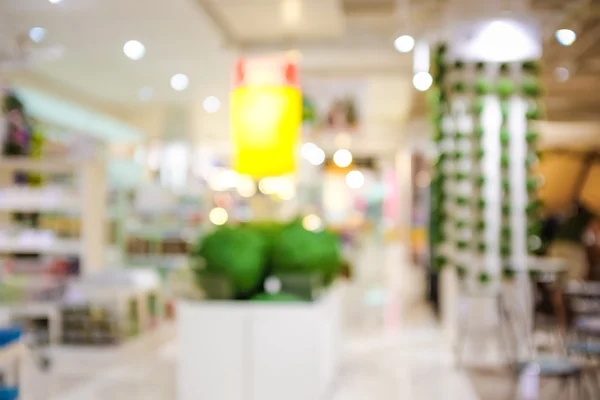 Blur home mart store with bokeh background