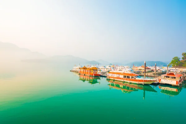 Sun Moon Lake Yuchi Contea Nantou Taiwan Marzo 2015 Vista — Foto Stock