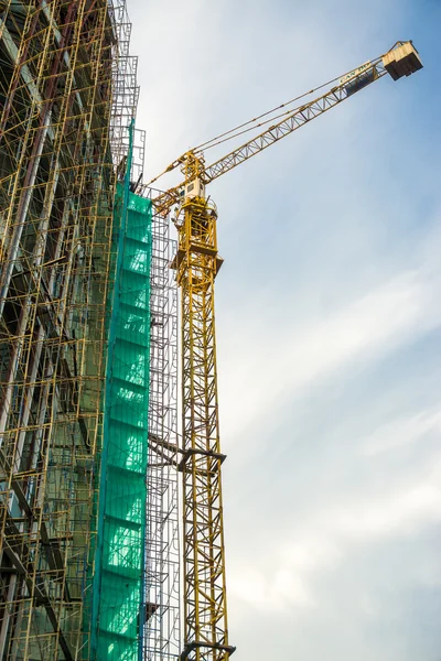 Building Construction Site New Tower Development — Stock Photo, Image