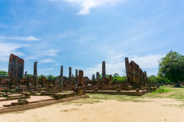 WAT phra si sanphet (wat mongkol bophit) eski pagoda Tapınağı Histo