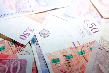 Seçici odak Lirası para iş Finans