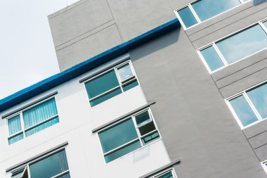 Tipik lowrise apartman kentsel alanda