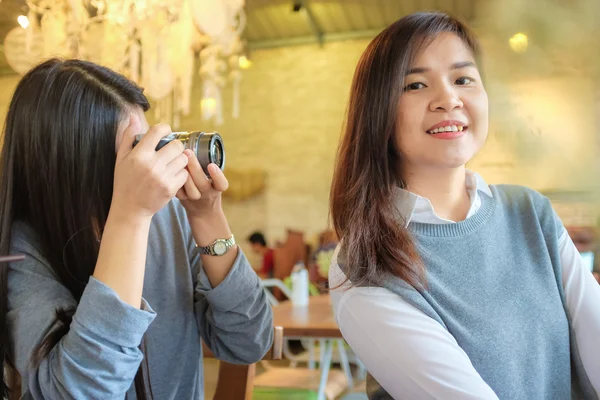 Hipster Estilo Vida Tomar Imagen Las Mejores Amigas Las Niñas —  Fotos de Stock