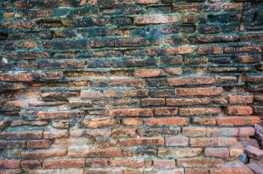 Din eski kırmızı tuğla duvar doku