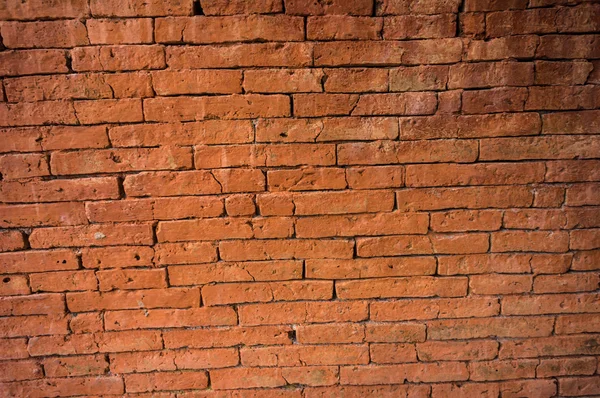 赤レンガの壁のテクスチャグランジの背景 — ストック写真