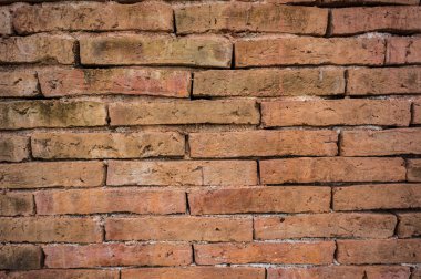 Kırmızı tuğla duvar doku grunge eski Tapınağı Duvar kökenli