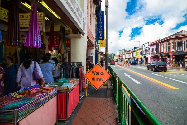 Σιγκαπούρη Αυγούστου Συνοικία Little India Στις Αυγούστου 2014 Στη Σιγκαπούρη — Φωτογραφία Αρχείου