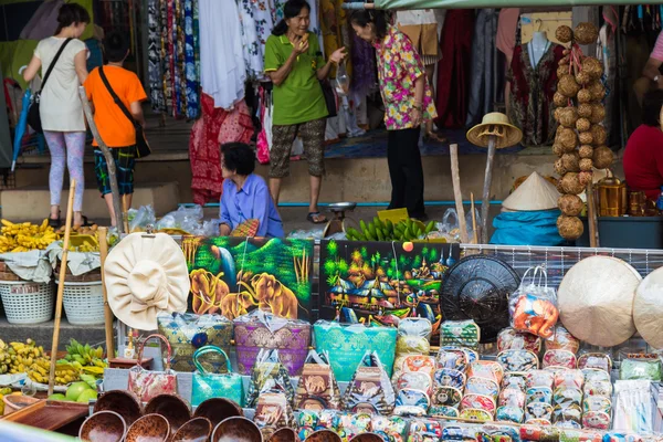 Ratchaburi Thailand March Damnoen Saduak Floating Market Března 2016 Thajsku — Stock fotografie