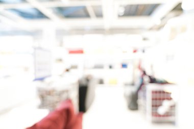 Soyut bulanık Bokeh süpermarket iş geçmişi