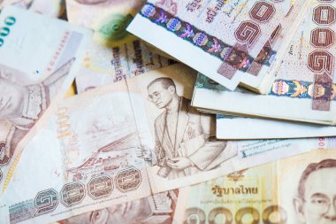 Tayland 1000 banyo değeri iş konsepti eski tip para notu